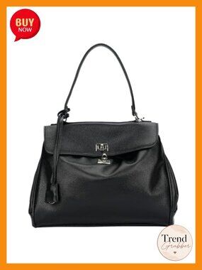 Women's Faux Leather Convertible Tote Bag - 4-Way Carry, Adjustable Strap, Work